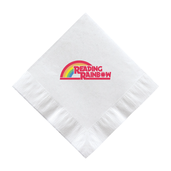 Beverage Napkin - White - Digital - Beverage Napkin - White - Digital - Image 0 of 1