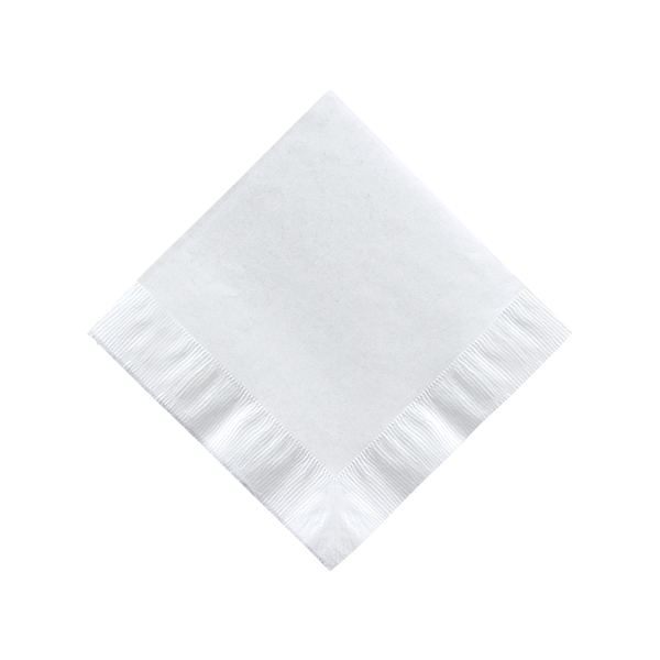 Beverage Napkin - White - Digital - Beverage Napkin - White - Digital - Image 1 of 1