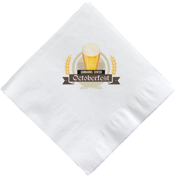 Luncheon Napkin - White - Digital - Luncheon Napkin - White - Digital - Image 0 of 1