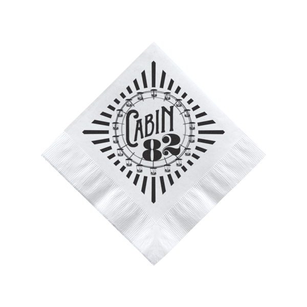 Beverage Napkin - White - Hi-Speed - Beverage Napkin - White - Hi-Speed - Image 0 of 1