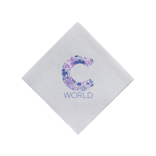 Almost Linen Beverage Napkin - White - Tradition - Almost Linen Beverage Napkin - White - Tradition - Image 0 of 1