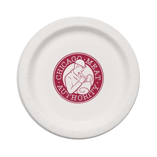 7" Coated Paper Plate - White - Tradition - 7" Coated Paper Plate - White - Tradition - Image 0 of 1