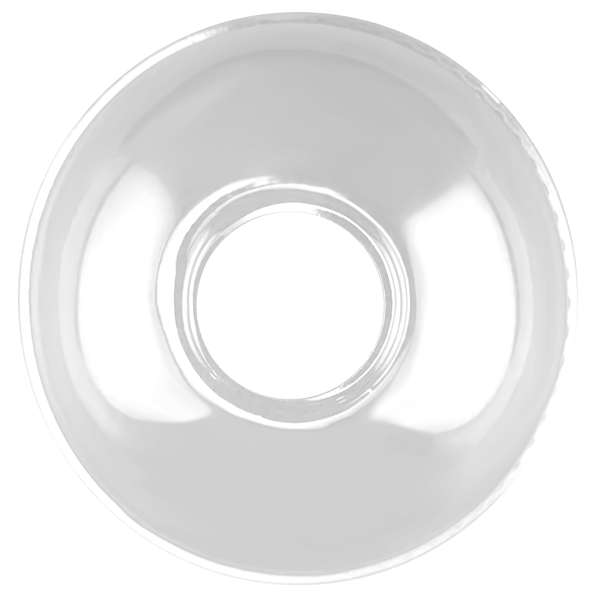 9/12/16/20/24 oz Clear PLA Cup Open Domed Lid - 9/12/16/20/24 oz Clear PLA Cup Open Domed Lid - Image 1 of 1