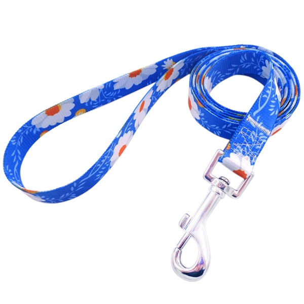 Dye-Sublimation Dog Leash with Adjustable Collar & Carabiner - Dye-Sublimation Dog Leash with Adjustable Collar & Carabiner - Image 5 of 7