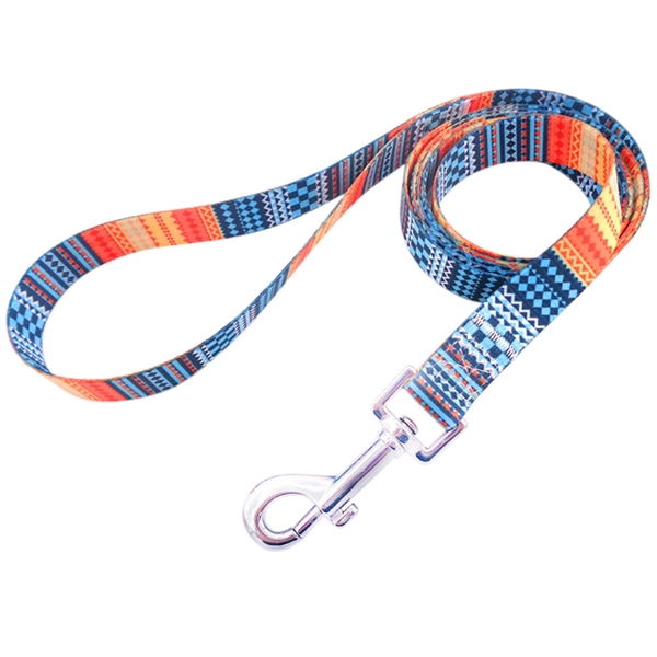 Dye-Sublimation Dog Leash with Adjustable Collar & Carabiner - Dye-Sublimation Dog Leash with Adjustable Collar & Carabiner - Image 7 of 7