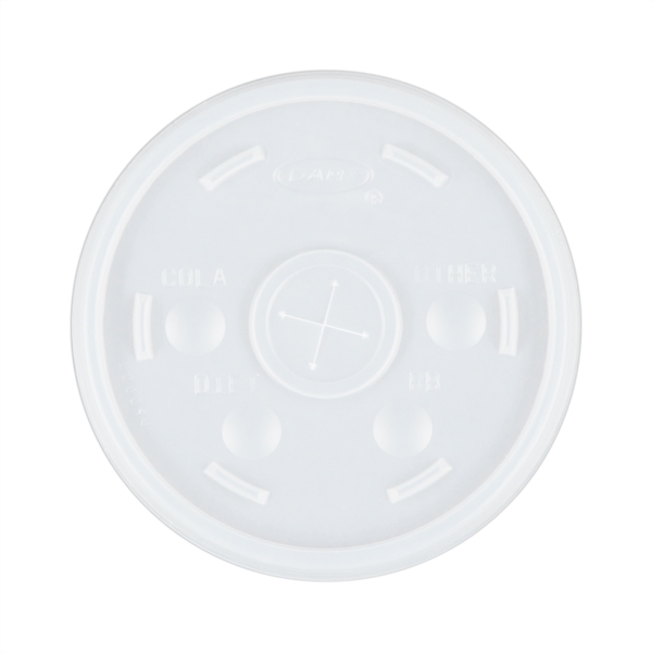 14/16/20/24 oz Foam Cup Straw Slot Lid - Frosted - 14/16/20/24 oz Foam Cup Straw Slot Lid - Frosted - Image 0 of 0