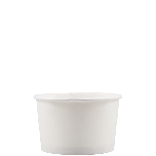 8 oz Paper Food Container - White - Tradition - 8 oz Paper Food Container - White - Tradition - Image 1 of 1