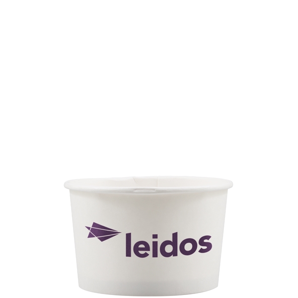 8 oz Paper Food Container - White - Tradition - 8 oz Paper Food Container - White - Tradition - Image 0 of 1
