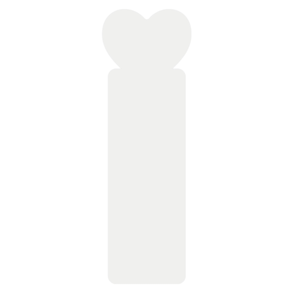 Cardstock Bookmark Stock Shape 12 pt - White - Cardstock Bookmark Stock Shape 12 pt - White - Image 3 of 11