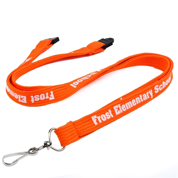 Tube Lanyards w/ Safety Breakaway Custom Tubular - Tube Lanyards w/ Safety Breakaway Custom Tubular - Image 1 of 7