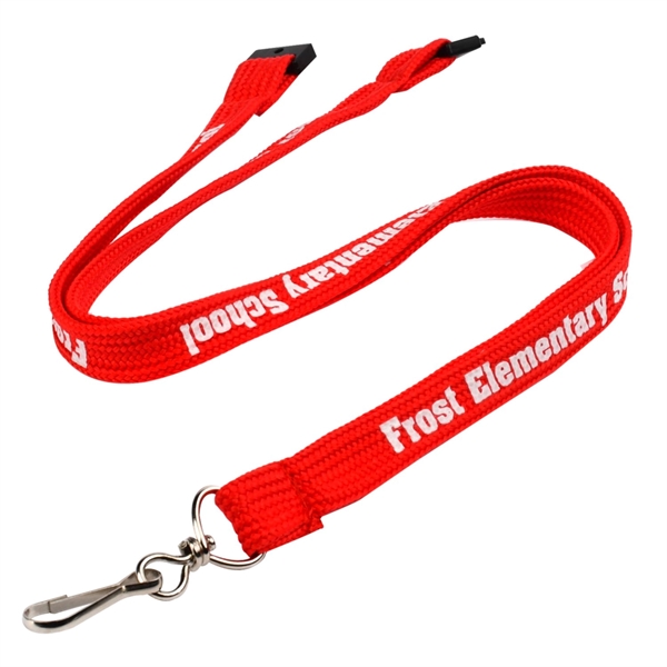 Tube Lanyards w/ Safety Breakaway Custom Tubular - Tube Lanyards w/ Safety Breakaway Custom Tubular - Image 2 of 7