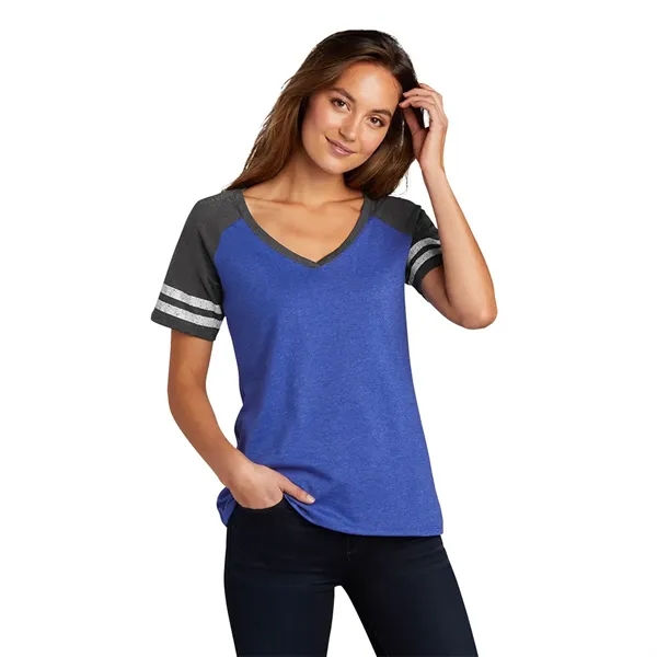 District® Women's Game V-Neck Tee - District® Women's Game V-Neck Tee - Image 6 of 7