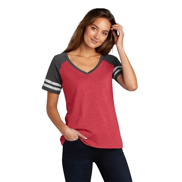 District® Women's Game V-Neck Tee - District® Women's Game V-Neck Tee - Image 1 of 7