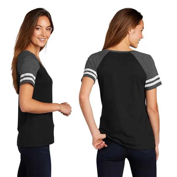 District® Women's Game V-Neck Tee - District® Women's Game V-Neck Tee - Image 3 of 7