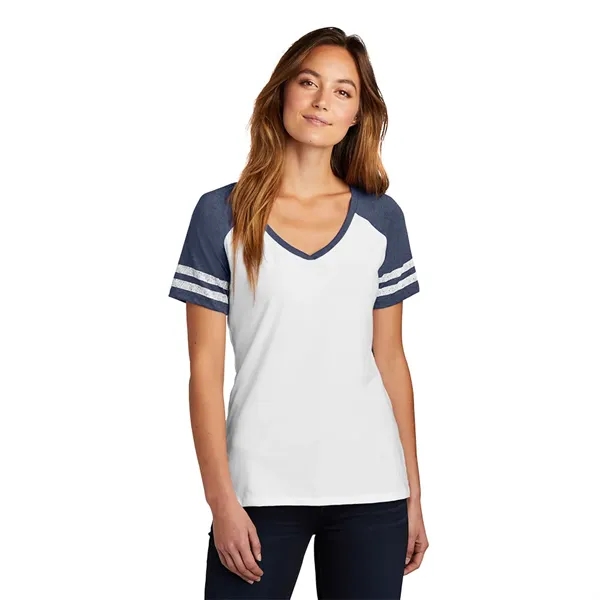 District® Women's Game V-Neck Tee - District® Women's Game V-Neck Tee - Image 7 of 7