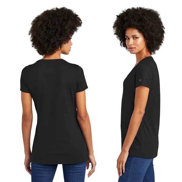 New Era® Women's Heritage Blend V-Neck Tee - New Era® Women's Heritage Blend V-Neck Tee - Image 6 of 12