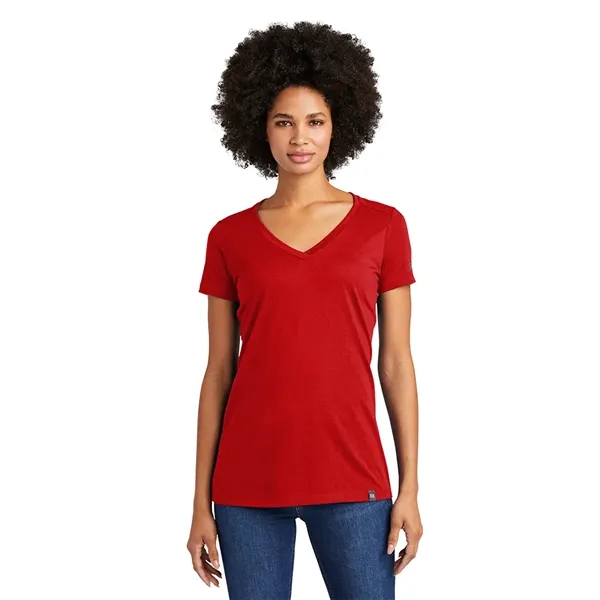 New Era® Women's Heritage Blend V-Neck Tee - New Era® Women's Heritage Blend V-Neck Tee - Image 11 of 12