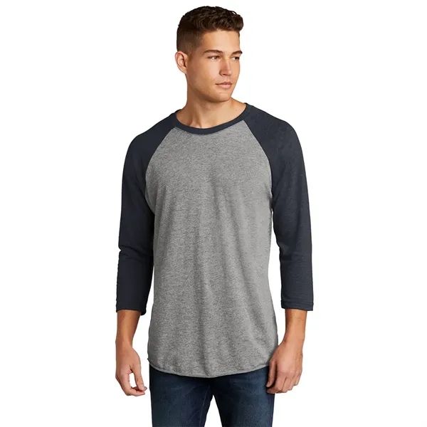 Next Level Apparel® Unisex Tri-Blend 3/4-Sleeve Raglan Tee - Next Level Apparel® Unisex Tri-Blend 3/4-Sleeve Raglan Tee - Image 8 of 11