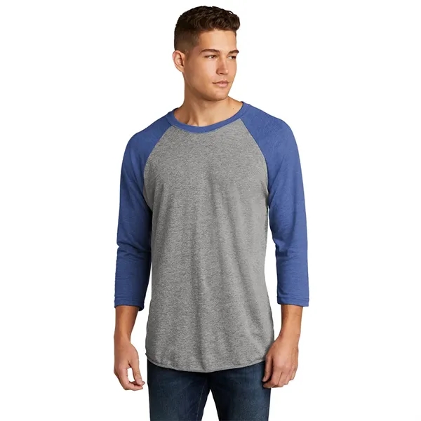 Next Level Apparel® Unisex Tri-Blend 3/4-Sleeve Raglan Tee - Next Level Apparel® Unisex Tri-Blend 3/4-Sleeve Raglan Tee - Image 9 of 11