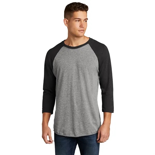 Next Level Apparel® Unisex Tri-Blend 3/4-Sleeve Raglan Tee - Next Level Apparel® Unisex Tri-Blend 3/4-Sleeve Raglan Tee - Image 10 of 11