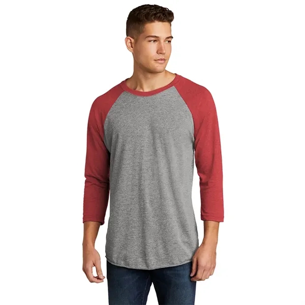 Next Level Apparel® Unisex Tri-Blend 3/4-Sleeve Raglan Tee - Next Level Apparel® Unisex Tri-Blend 3/4-Sleeve Raglan Tee - Image 11 of 11