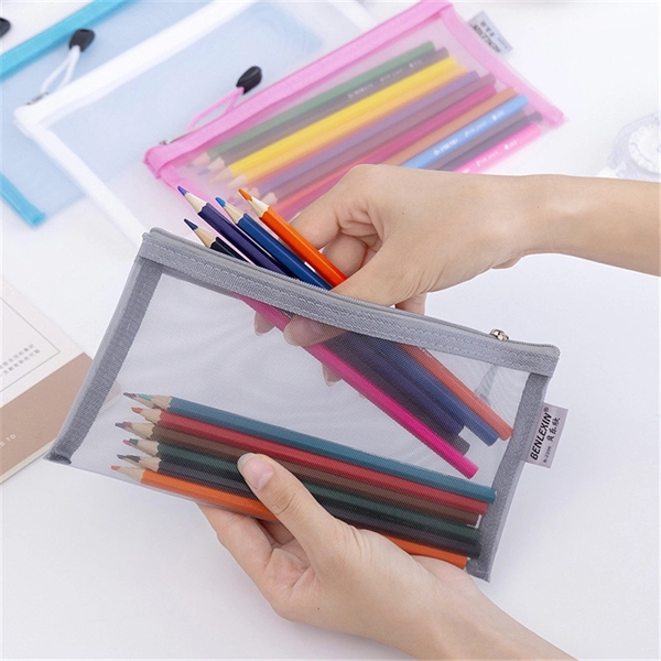 Transparent Mesh Storage Bag - Transparent Mesh Storage Bag - Image 3 of 8