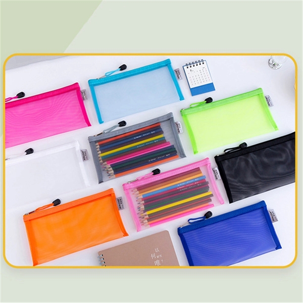 Transparent Mesh Storage Bag - Transparent Mesh Storage Bag - Image 5 of 8
