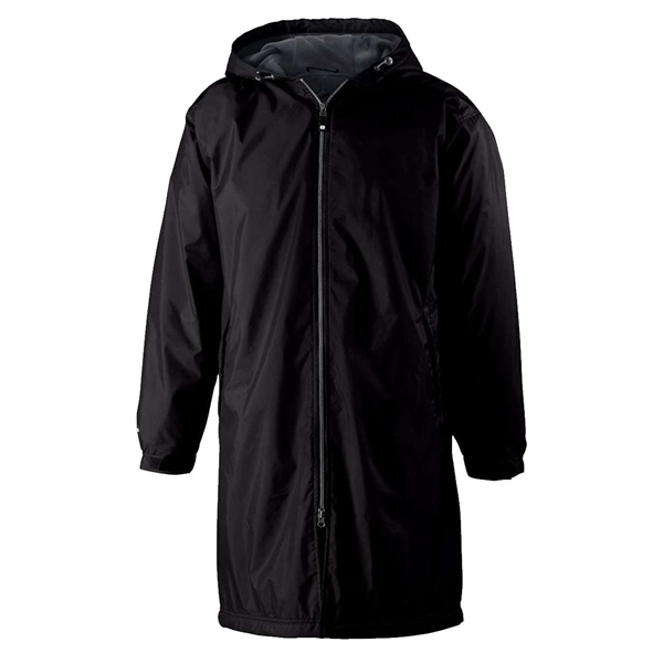 Holloway Men's Conquest Long Length Hooded Jacket - Holloway Men's Conquest Long Length Hooded Jacket - Image 1 of 8