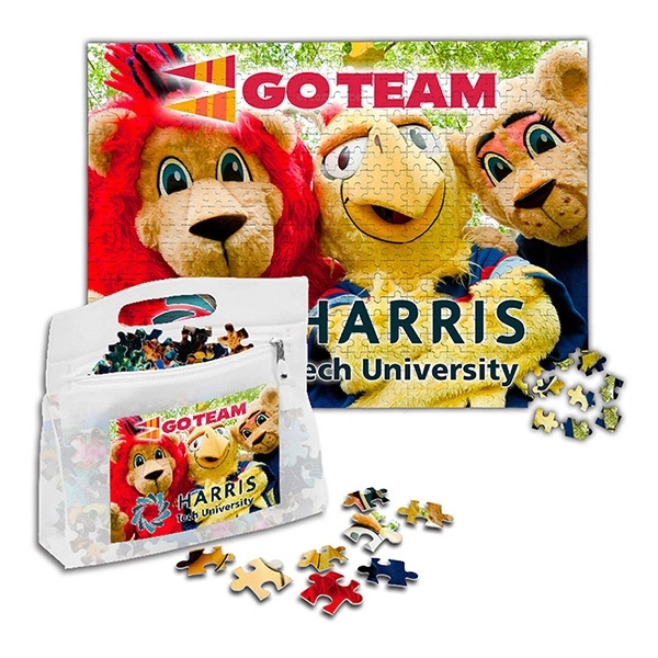 500 Piece Full Color Custom Jigsaw Puzzle In Deluxe Vinyl - 500 Piece Full Color Custom Jigsaw Puzzle In Deluxe Vinyl - Image 1 of 8