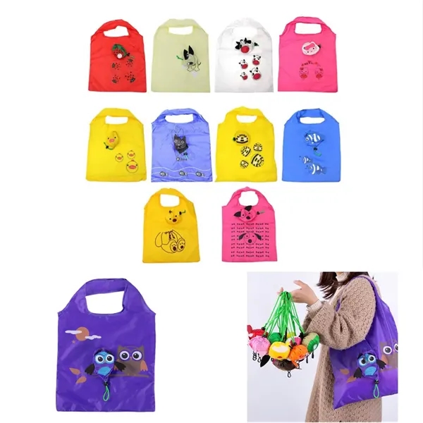 Folding Cartoon Shopping Bag - Folding Cartoon Shopping Bag - Image 1 of 1