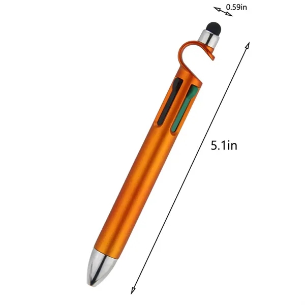 4 Colors Phone Holder Stylus Ballpoint Pen - 4 Colors Phone Holder Stylus Ballpoint Pen - Image 1 of 2