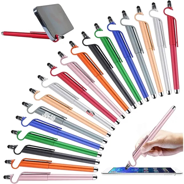 3 in 1 Phone Holder Stylus Ballpoint Pen - 3 in 1 Phone Holder Stylus Ballpoint Pen - Image 1 of 1