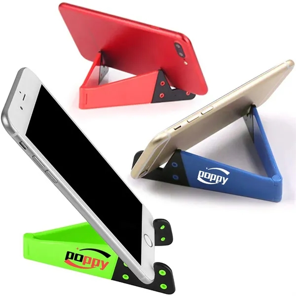 V-Shaped Universal Foldable Mobile Cell Phone Stand - V-Shaped Universal Foldable Mobile Cell Phone Stand - Image 1 of 1