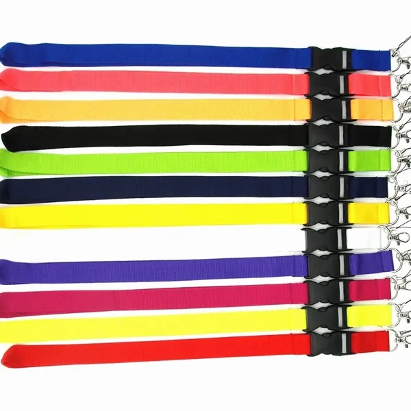 3/4" Detachable Polyester Lanyard - 3/4" Detachable Polyester Lanyard - Image 1 of 1