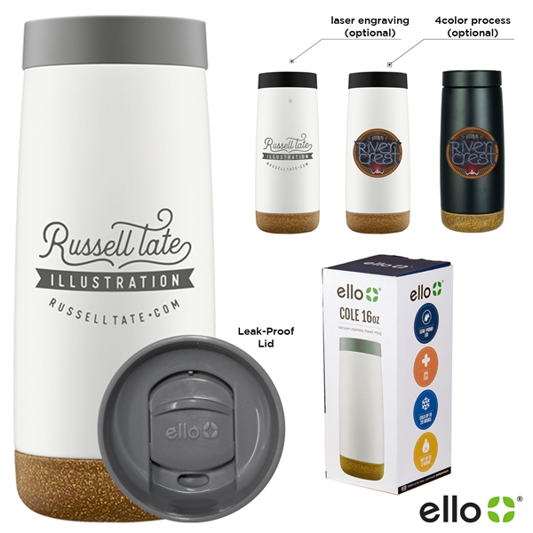 16 Oz Ello Vacuum Stainless Tumbler - 16 Oz Ello Vacuum Stainless Tumbler - Image 0 of 3