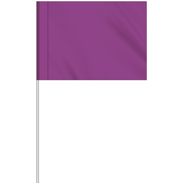 1-Color Custom Marking Flag w/11.5" Plastic Staff - 1-Color Custom Marking Flag w/11.5" Plastic Staff - Image 19 of 23