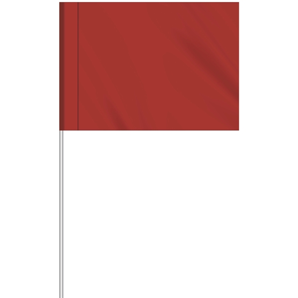 1-Color Custom Marking Flag w/11.5" Plastic Staff - 1-Color Custom Marking Flag w/11.5" Plastic Staff - Image 20 of 23