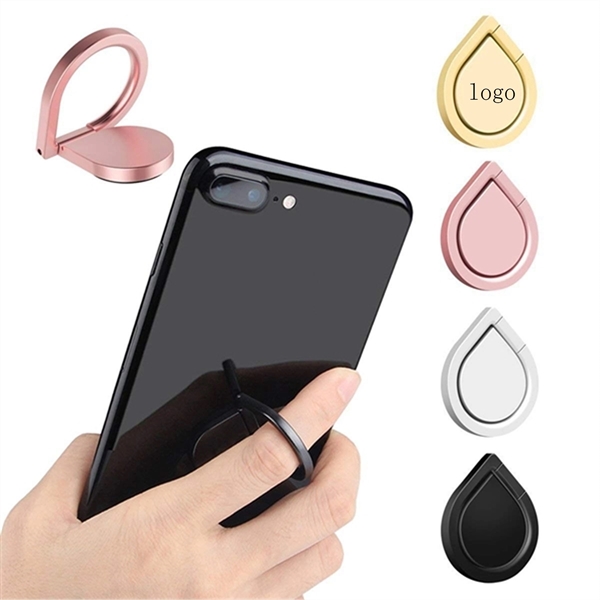 Teardrop Aluminium Cell Phone Stand Grip Holder - Teardrop Aluminium Cell Phone Stand Grip Holder - Image 0 of 2