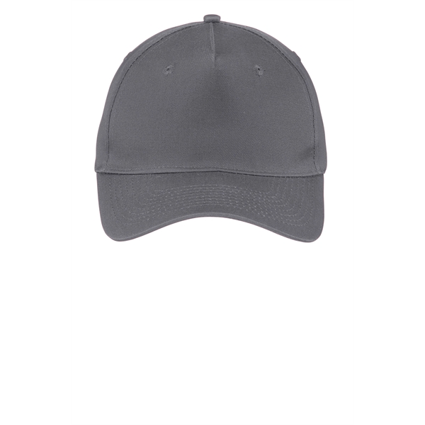 Port & Company Five-Panel Twill Cap. - Port & Company Five-Panel Twill Cap. - Image 21 of 22