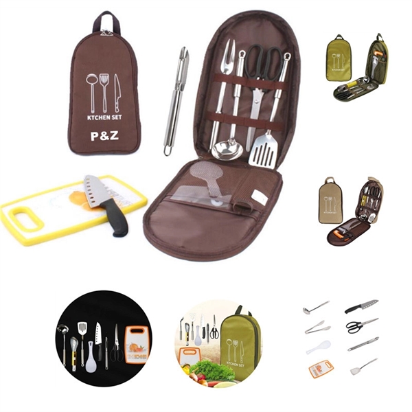 Outdoor Picnic Set Tools 8 Pieces - Outdoor Picnic Set Tools 8 Pieces - Image 1 of 1