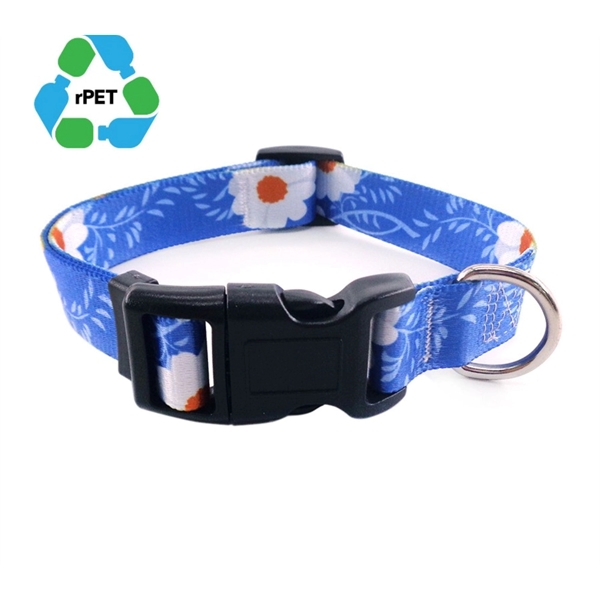 5/8"Wx14"L rPET Sublimation Pet Collar w/ Buckle Release - 5/8"Wx14"L rPET Sublimation Pet Collar w/ Buckle Release - Image 2 of 5
