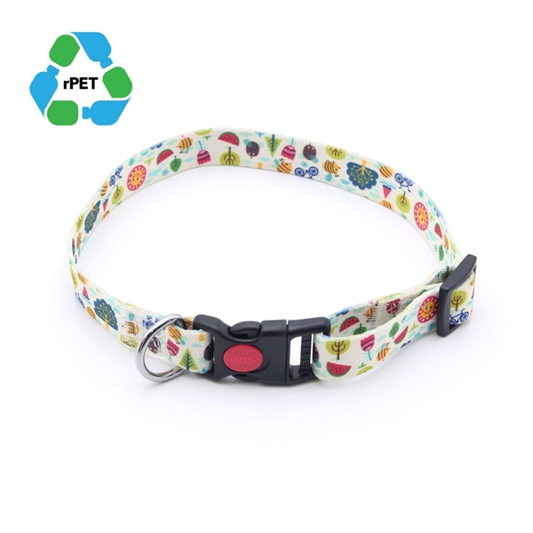 1"W x 26"L rPET Sublimation Pet Collars w/ Buckle Release - 1"W x 26"L rPET Sublimation Pet Collars w/ Buckle Release - Image 0 of 5