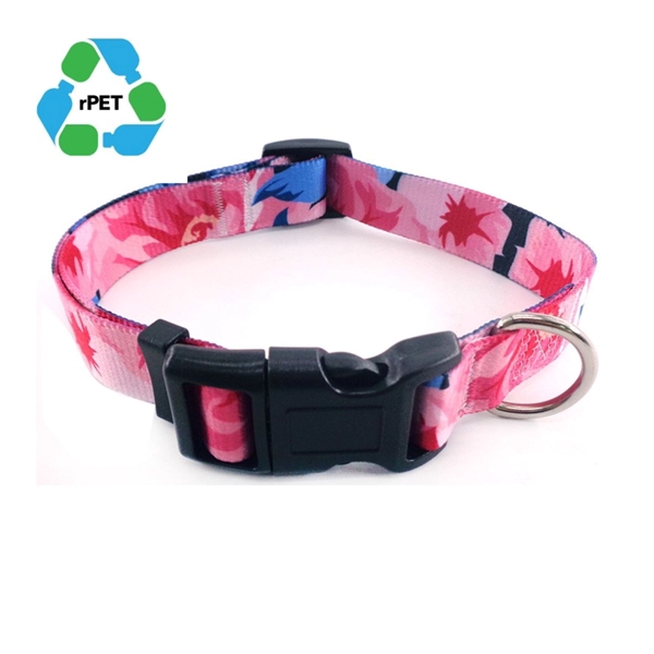 1"W x 26"L rPET Sublimation Pet Collars w/ Buckle Release - 1"W x 26"L rPET Sublimation Pet Collars w/ Buckle Release - Image 2 of 5