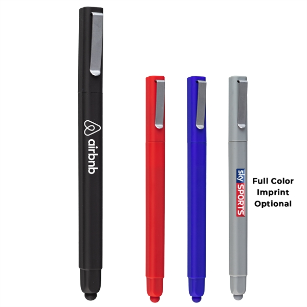 Cubic Soft Rubberized Touch Square Stylus Pen - Cubic Soft Rubberized Touch Square Stylus Pen - Image 0 of 4