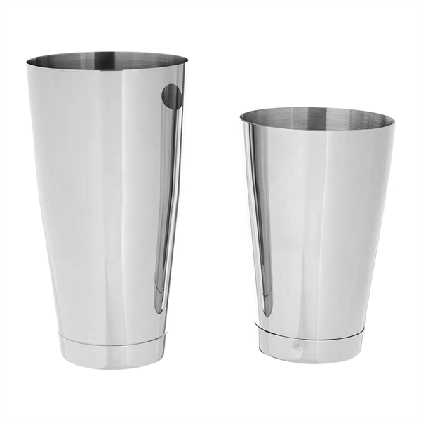 Stainless Steel Boston Cocktail Shaker - Stainless Steel Boston Cocktail Shaker - Image 2 of 11