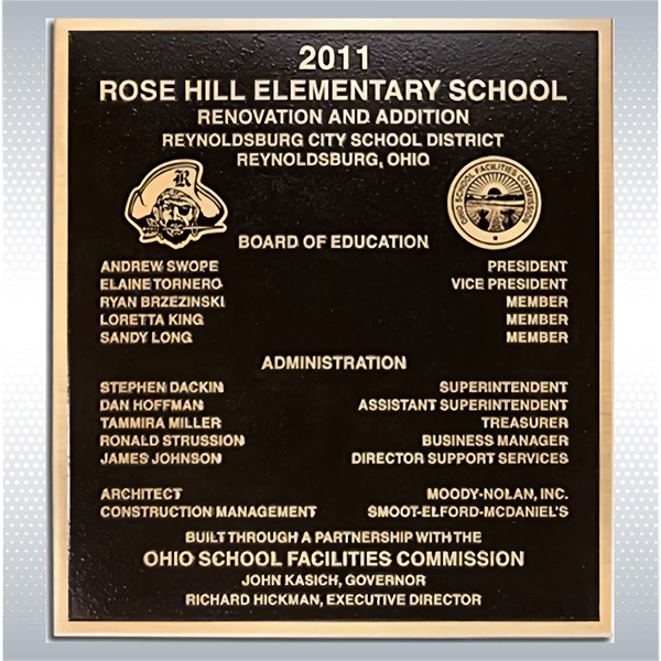 Bronze Plaque 10"x10" - Bronze Plaque 10"x10" - Image 0 of 2