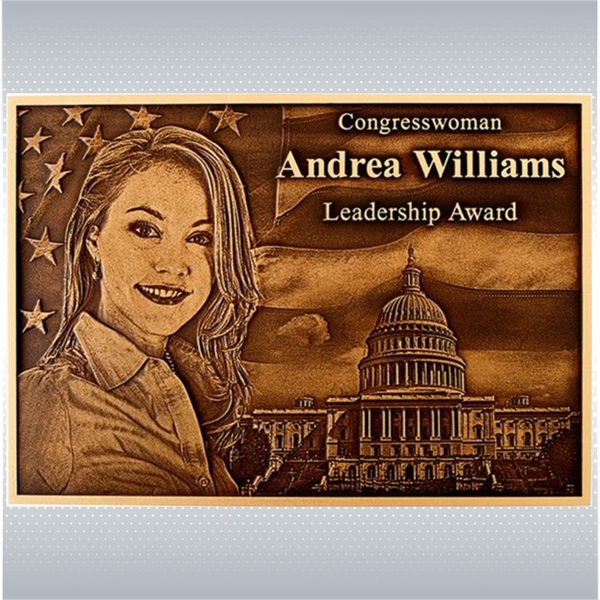 Bronze Plaque 20"x16" - Bronze Plaque 20"x16" - Image 0 of 2