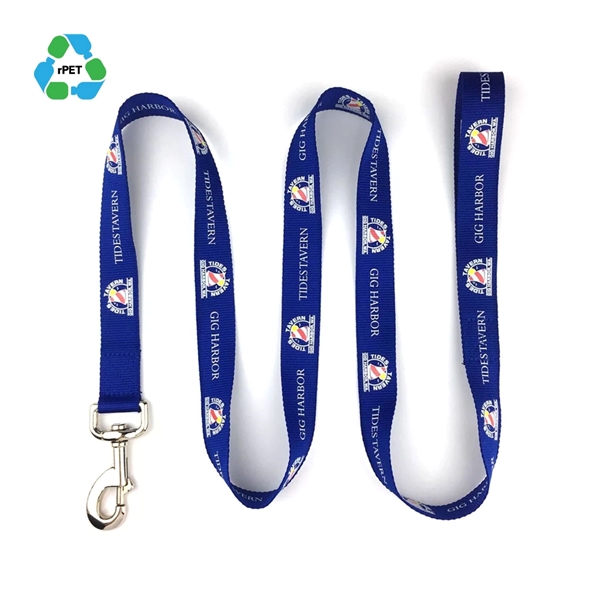 5/8"x72" rPET Eco-friendly Pet Leash w/ Metal Carabiner - 5/8"x72" rPET Eco-friendly Pet Leash w/ Metal Carabiner - Image 1 of 1