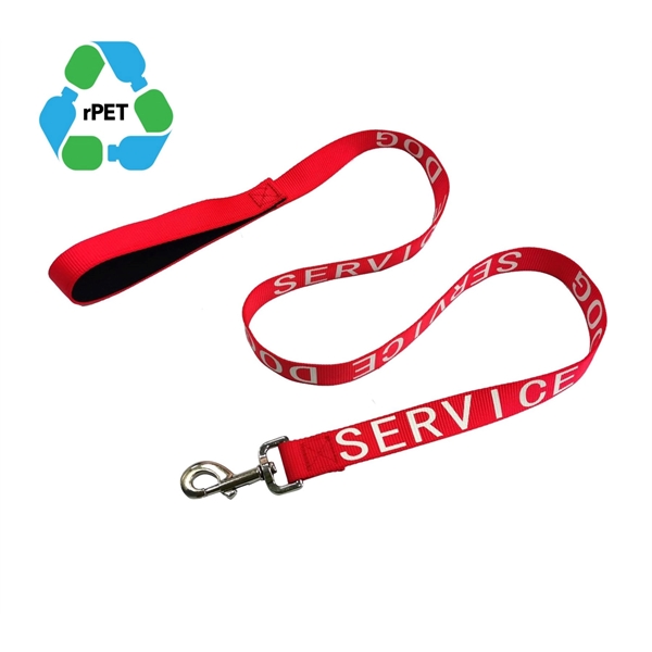 3/4"x72" rPET Eco-friendly Pet Leash w/ Metal Carabiner - 3/4"x72" rPET Eco-friendly Pet Leash w/ Metal Carabiner - Image 0 of 1