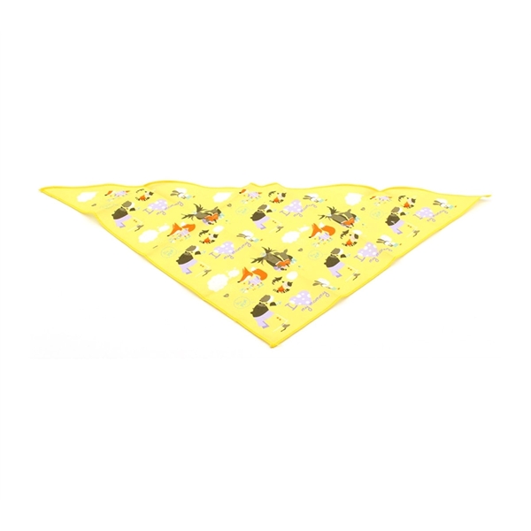 Pet Bandana Medium Sublimation Polyester Full Color - Pet Bandana Medium Sublimation Polyester Full Color - Image 1 of 3